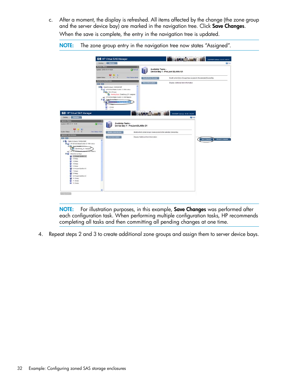 HP 3Gb SAS Switch for HP BladeSystem c-Class User Manual | Page 32 / 86