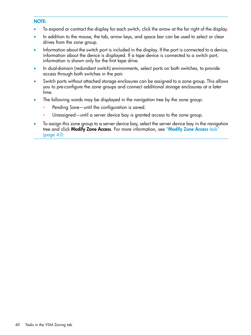 HP 3Gb SAS Switch for HP BladeSystem c-Class User Manual | Page 40 / 86