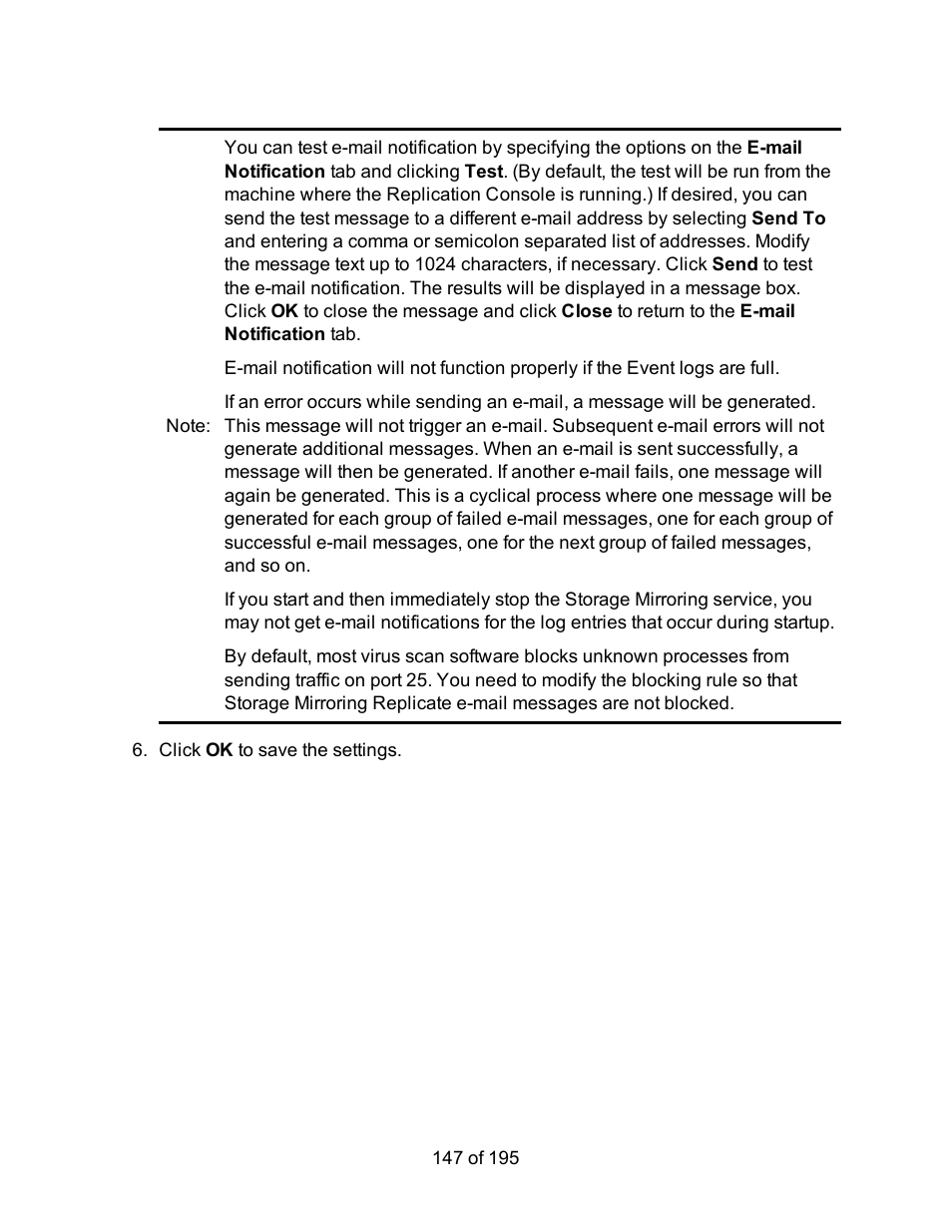 HP Storage Mirroring Software User Manual | Page 149 / 197
