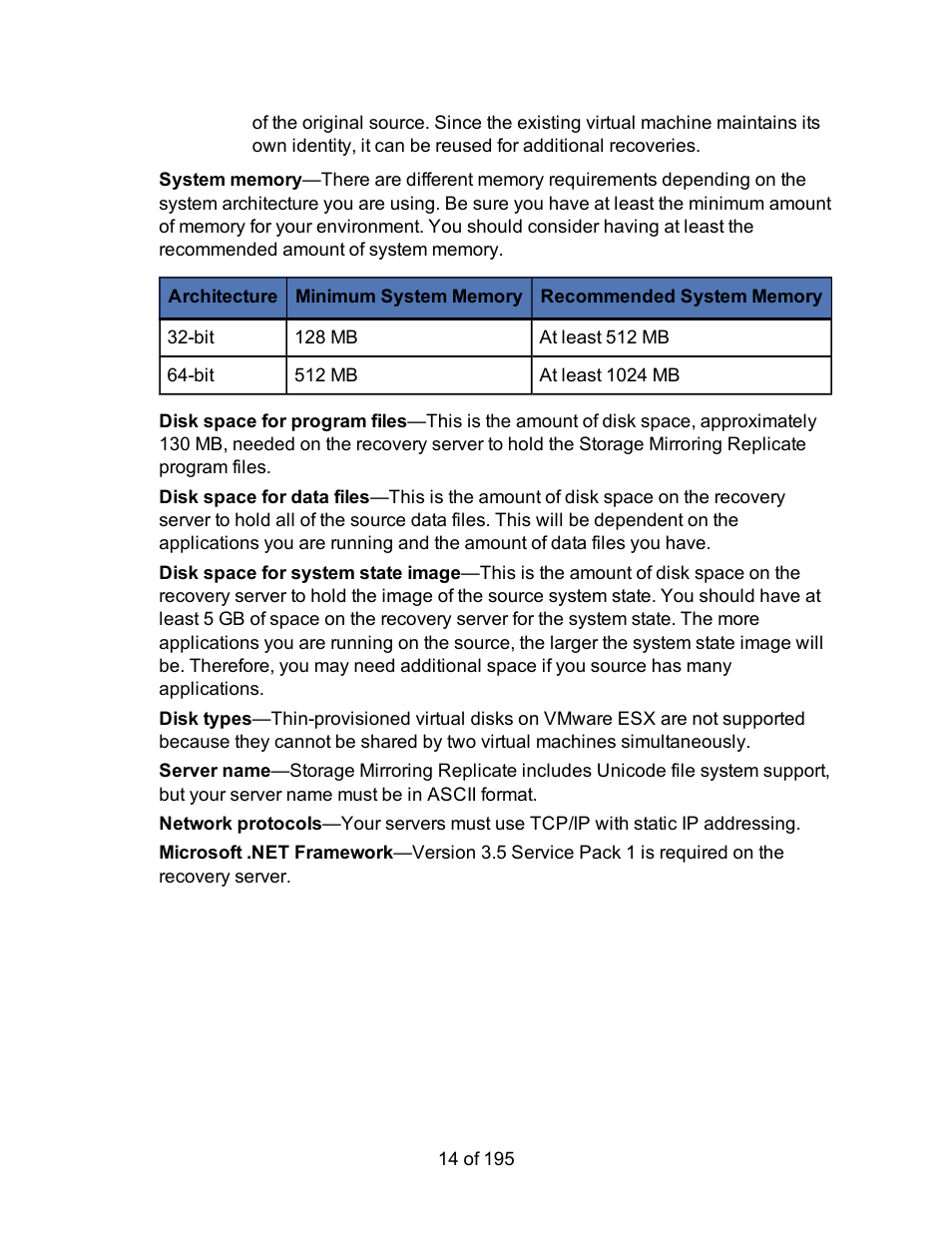 HP Storage Mirroring Software User Manual | Page 16 / 197