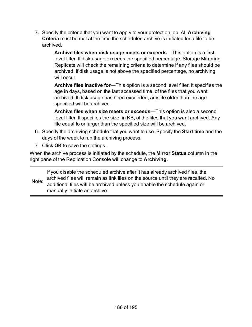HP Storage Mirroring Software User Manual | Page 188 / 197