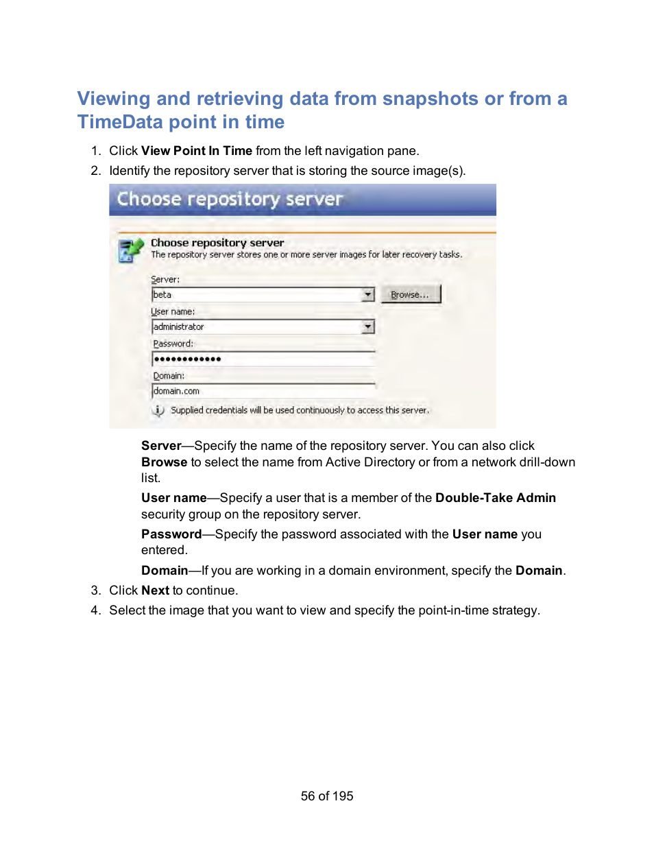 HP Storage Mirroring Software User Manual | Page 58 / 197