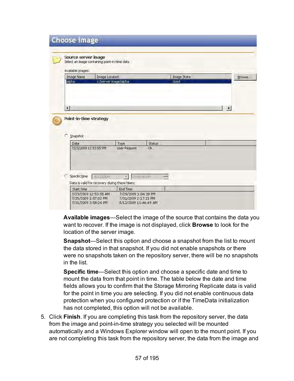 HP Storage Mirroring Software User Manual | Page 59 / 197