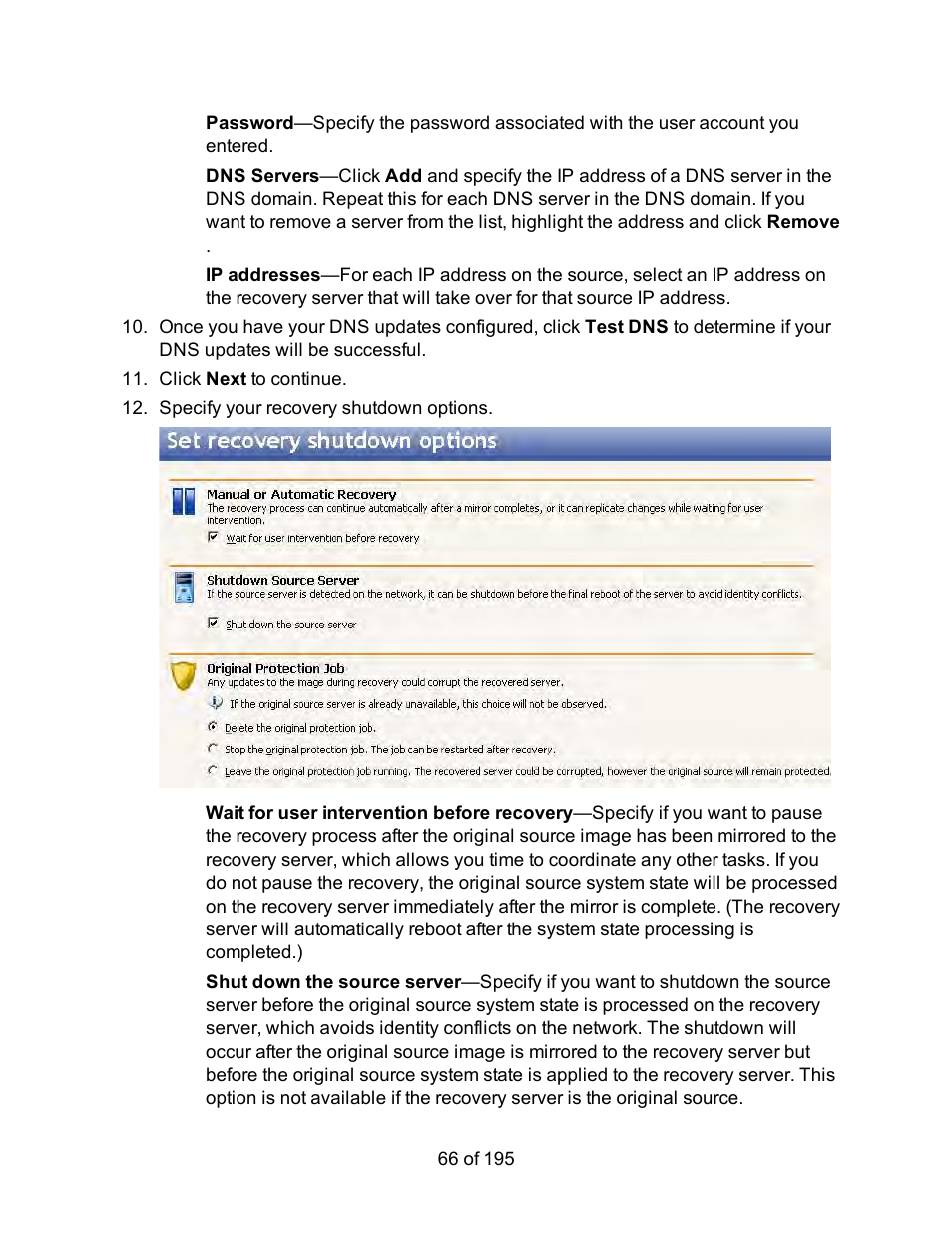 HP Storage Mirroring Software User Manual | Page 68 / 197