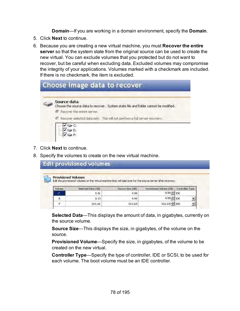 HP Storage Mirroring Software User Manual | Page 80 / 197