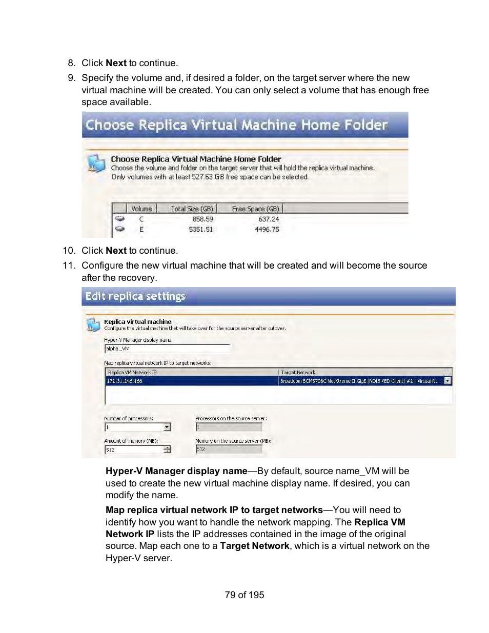 HP Storage Mirroring Software User Manual | Page 81 / 197