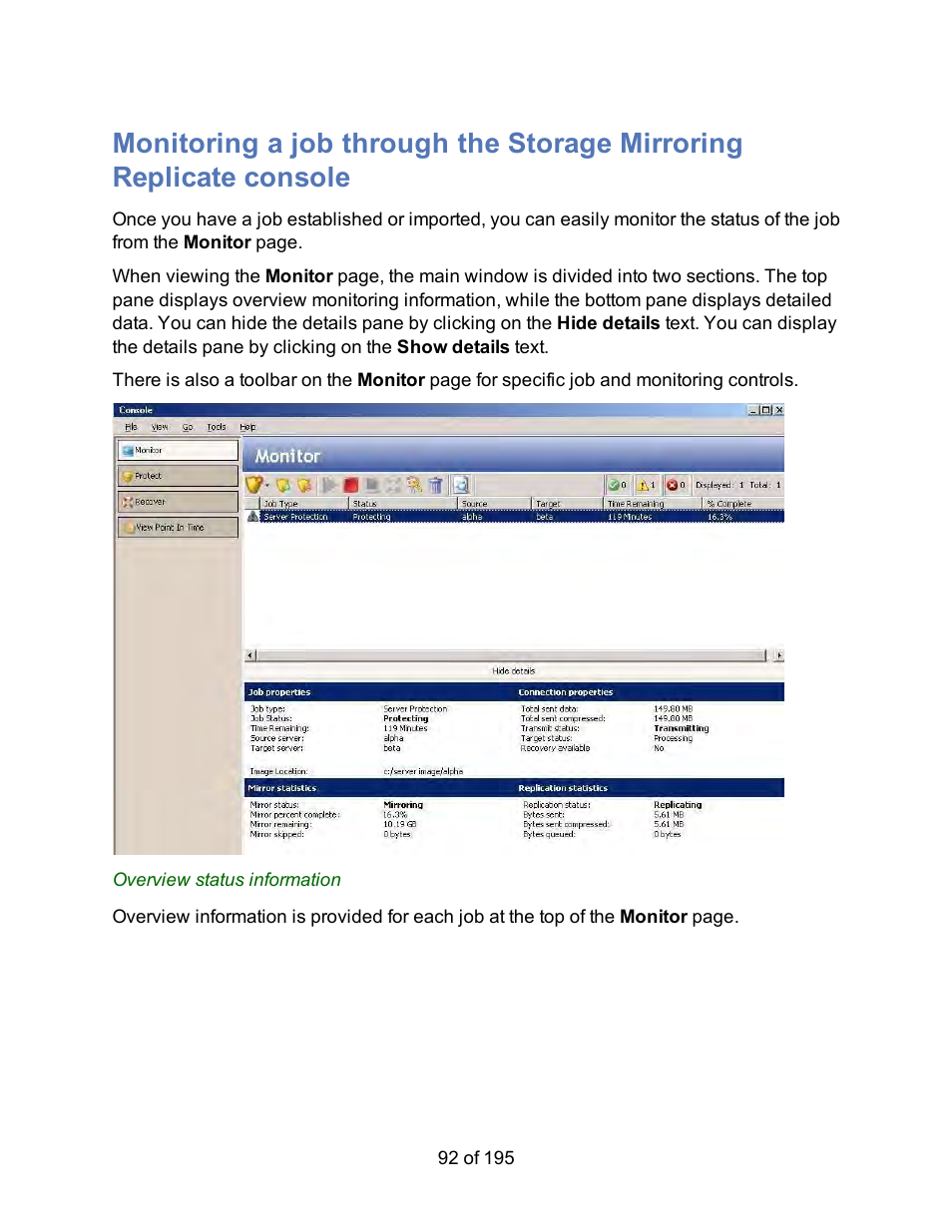 HP Storage Mirroring Software User Manual | Page 94 / 197