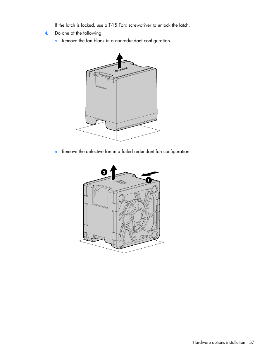 HP ProLiant DL380e Gen8 Server User Manual | Page 57 / 142