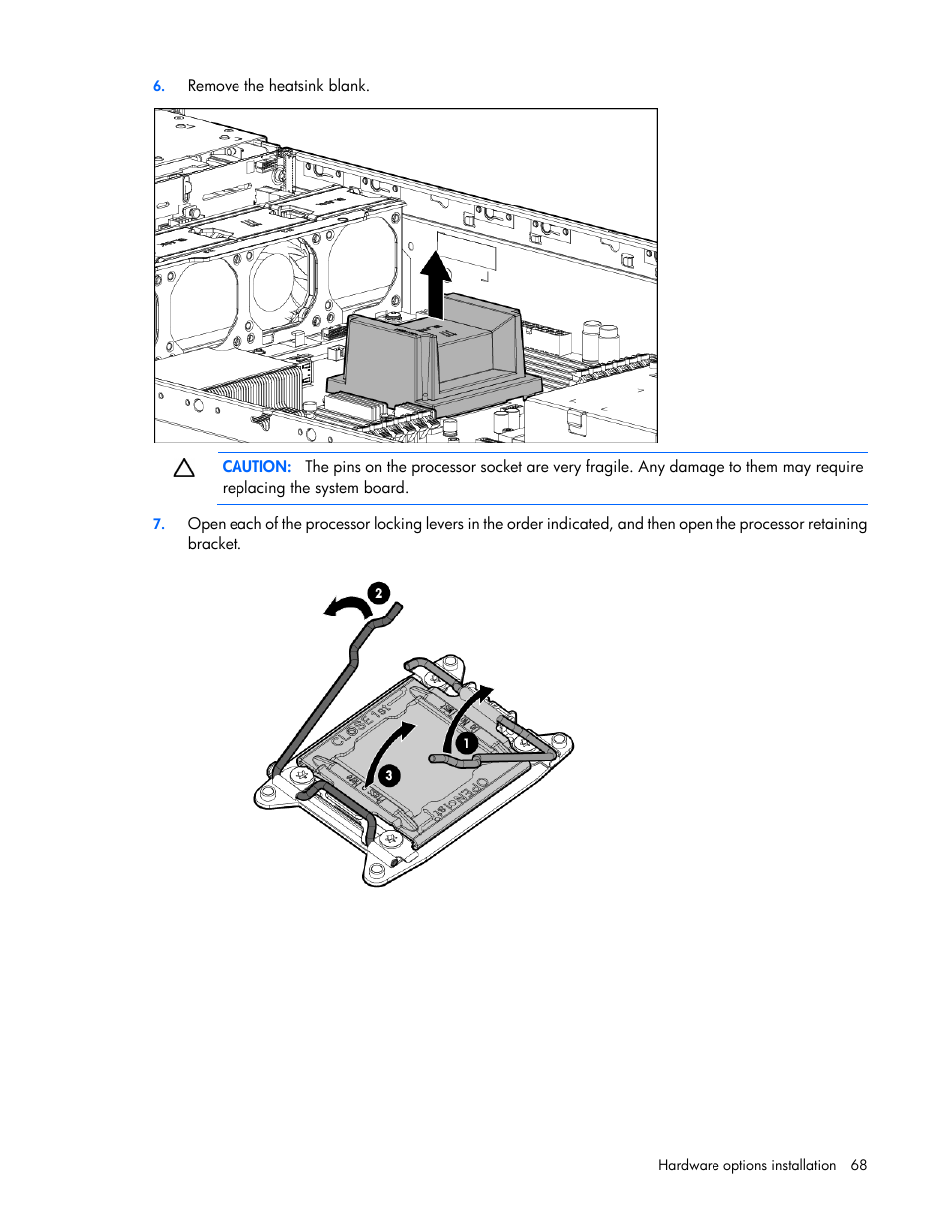 HP ProLiant DL380e Gen8 Server User Manual | Page 68 / 142