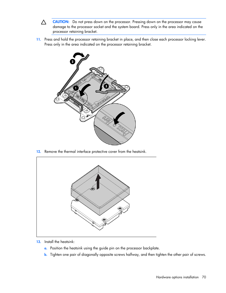 HP ProLiant DL380e Gen8 Server User Manual | Page 70 / 142