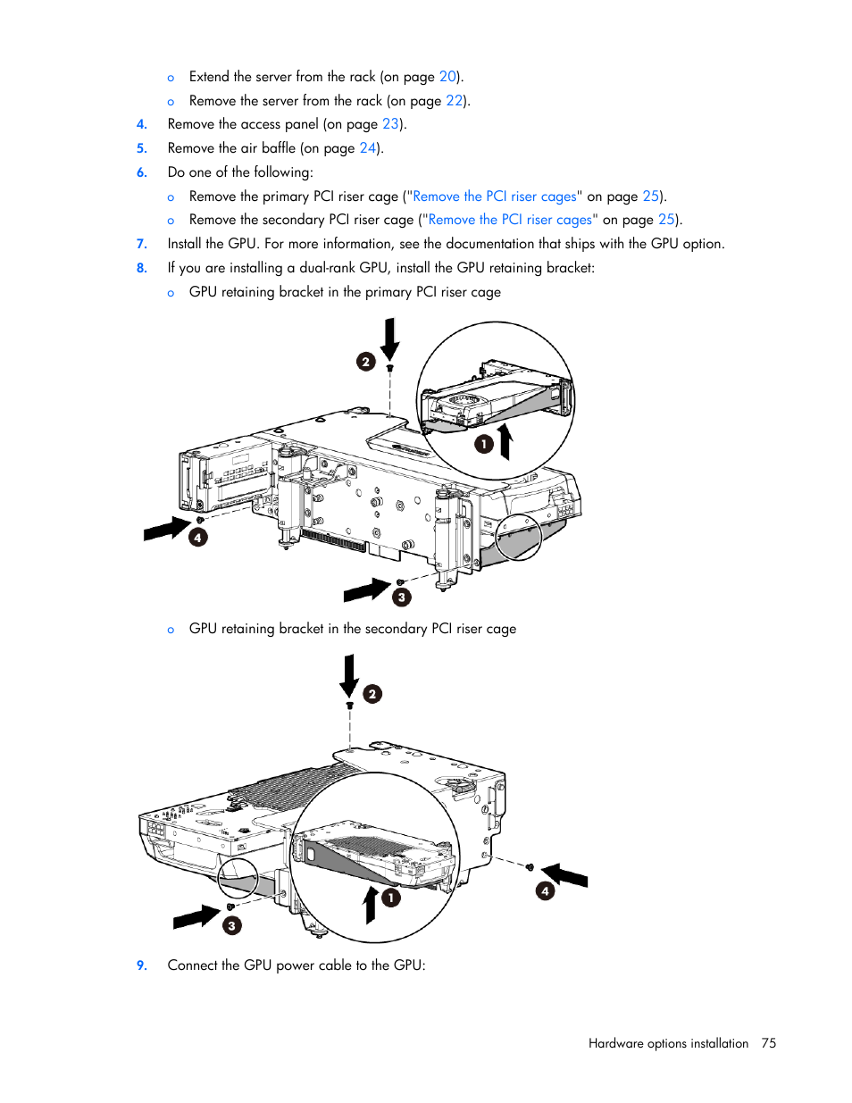 HP ProLiant DL380e Gen8 Server User Manual | Page 75 / 142