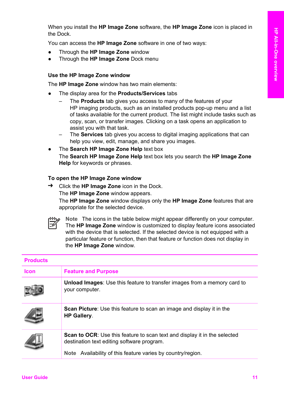 Use the hp image zone window | HP PSC 1610v All-in-One Printer User Manual | Page 14 / 134