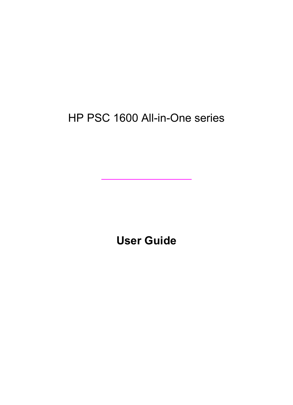 HP PSC 1610v All-in-One Printer User Manual | Page 2 / 134