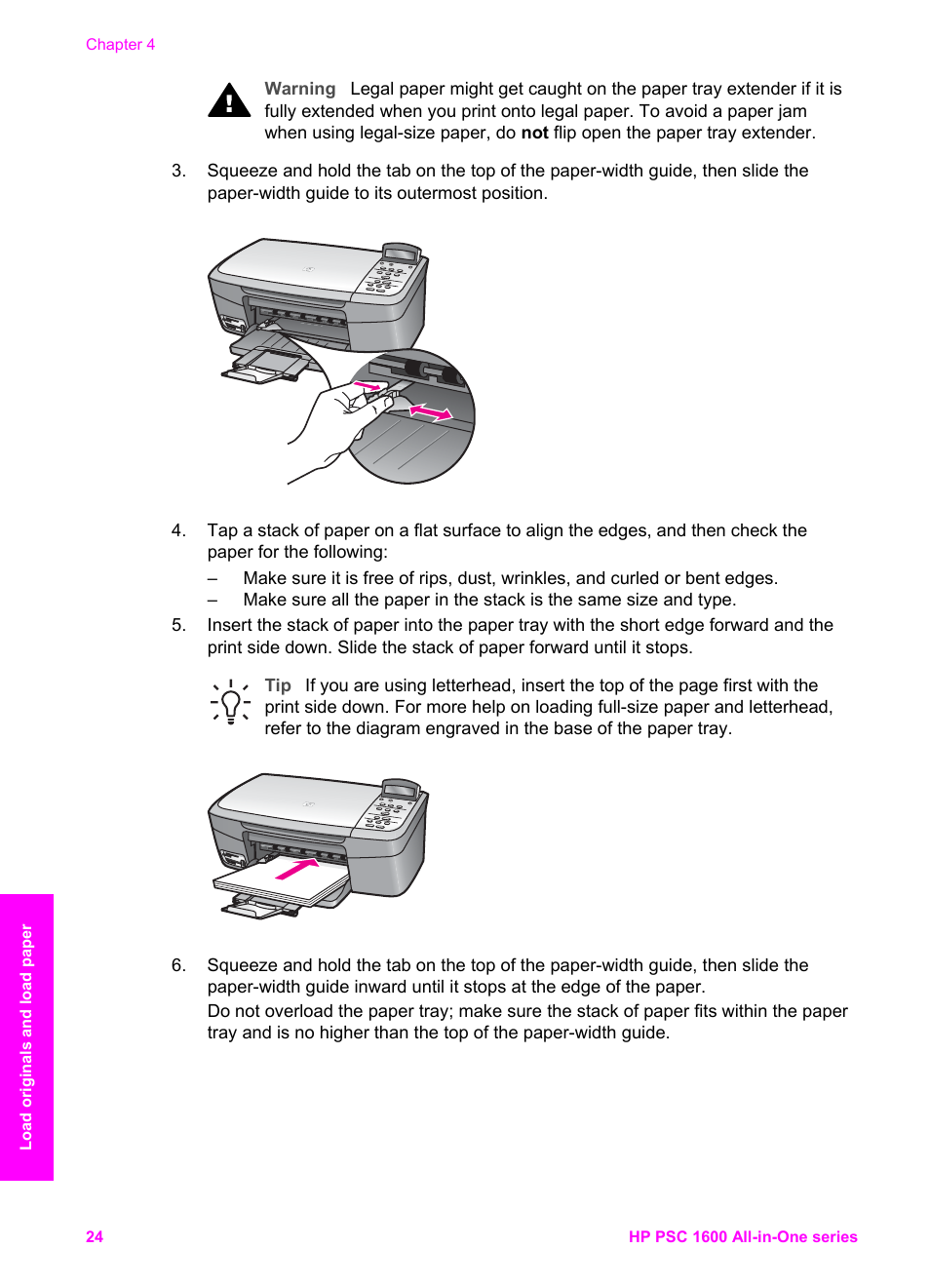 HP PSC 1610v All-in-One Printer User Manual | Page 27 / 134