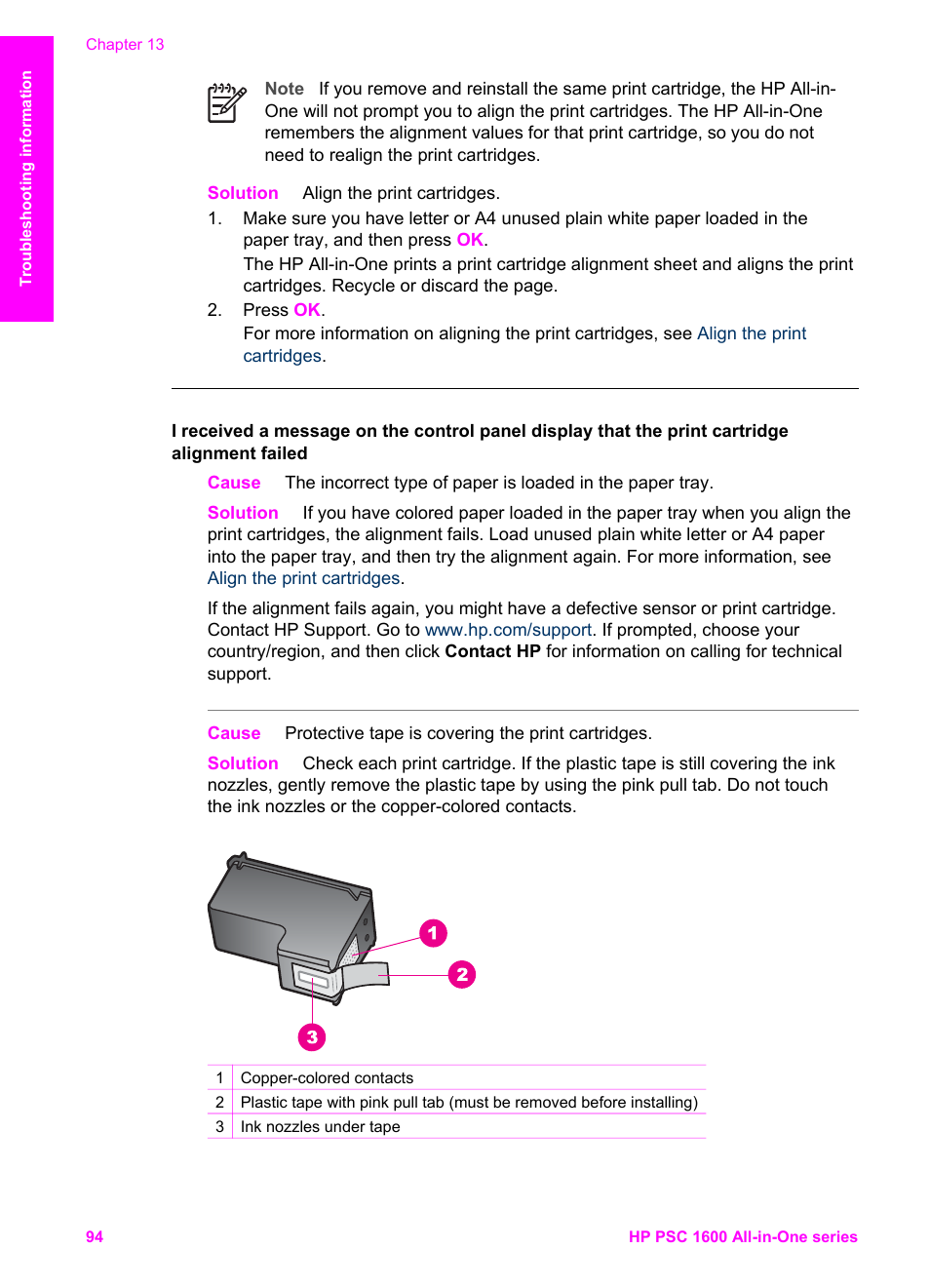 HP PSC 1610v All-in-One Printer User Manual | Page 97 / 134