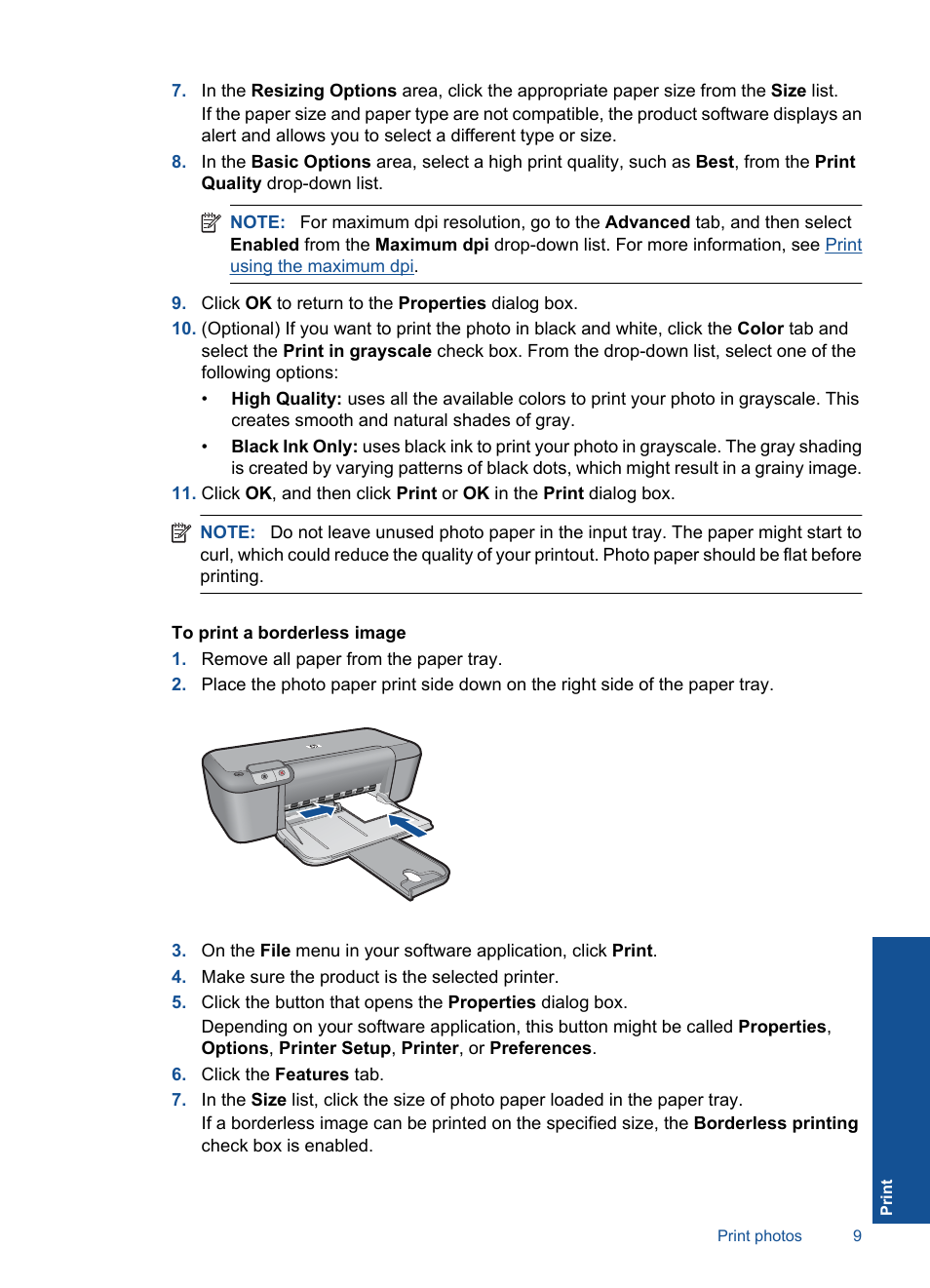 HP Deskjet Ink Advantage Printer - K109a User Manual | Page 11 / 58