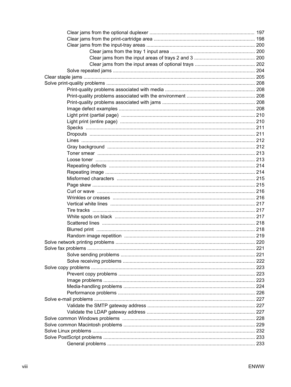 HP LaserJet M5025 Multifunction Printer series User Manual | Page 10 / 300