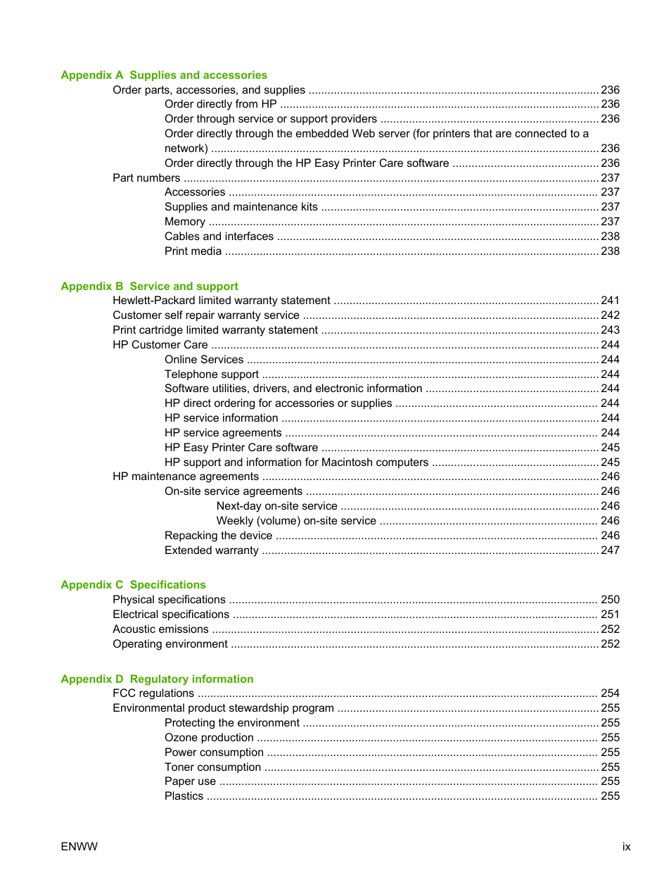 HP LaserJet M5025 Multifunction Printer series User Manual | Page 11 / 300