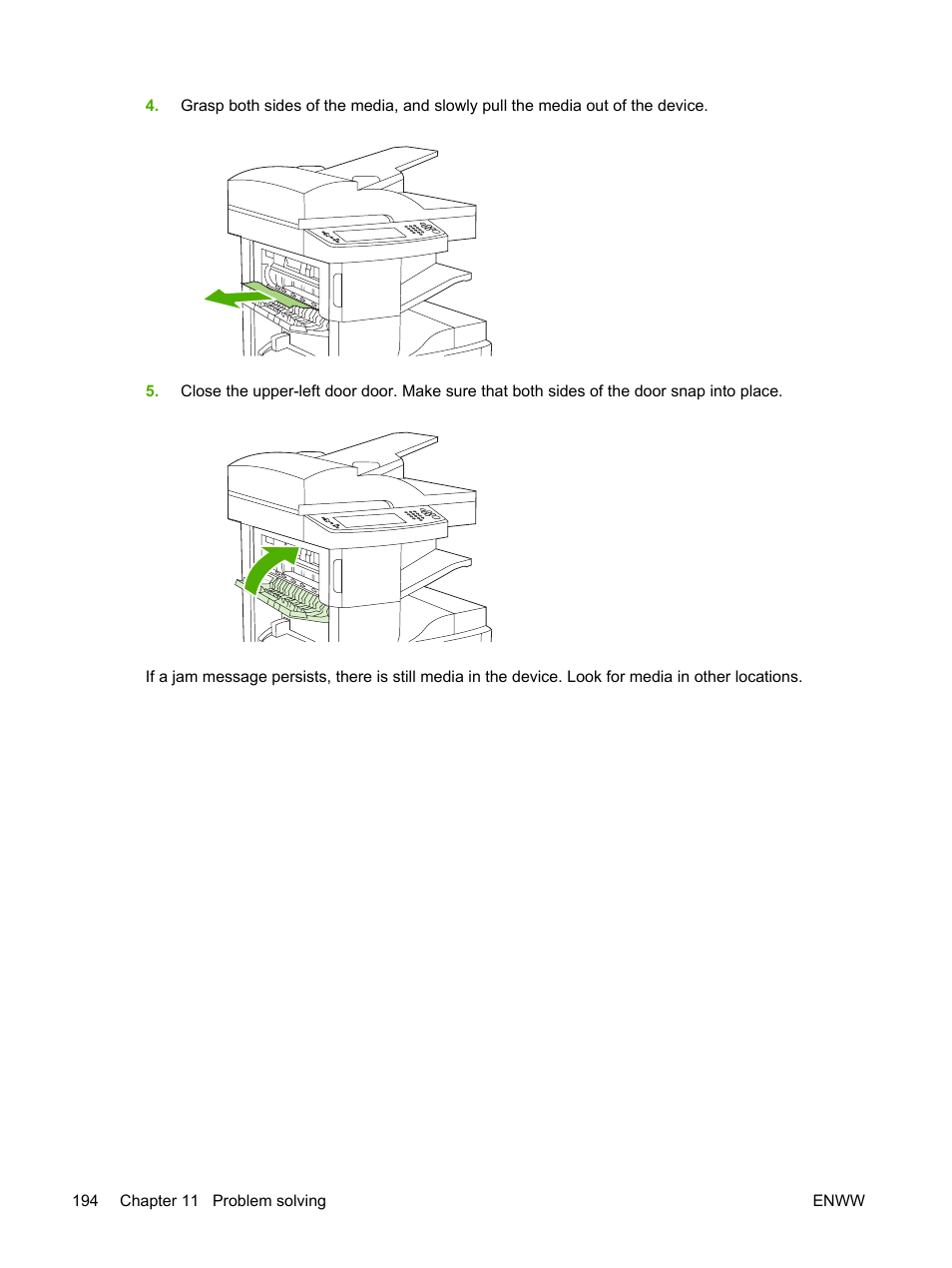 HP LaserJet M5025 Multifunction Printer series User Manual | Page 206 / 300