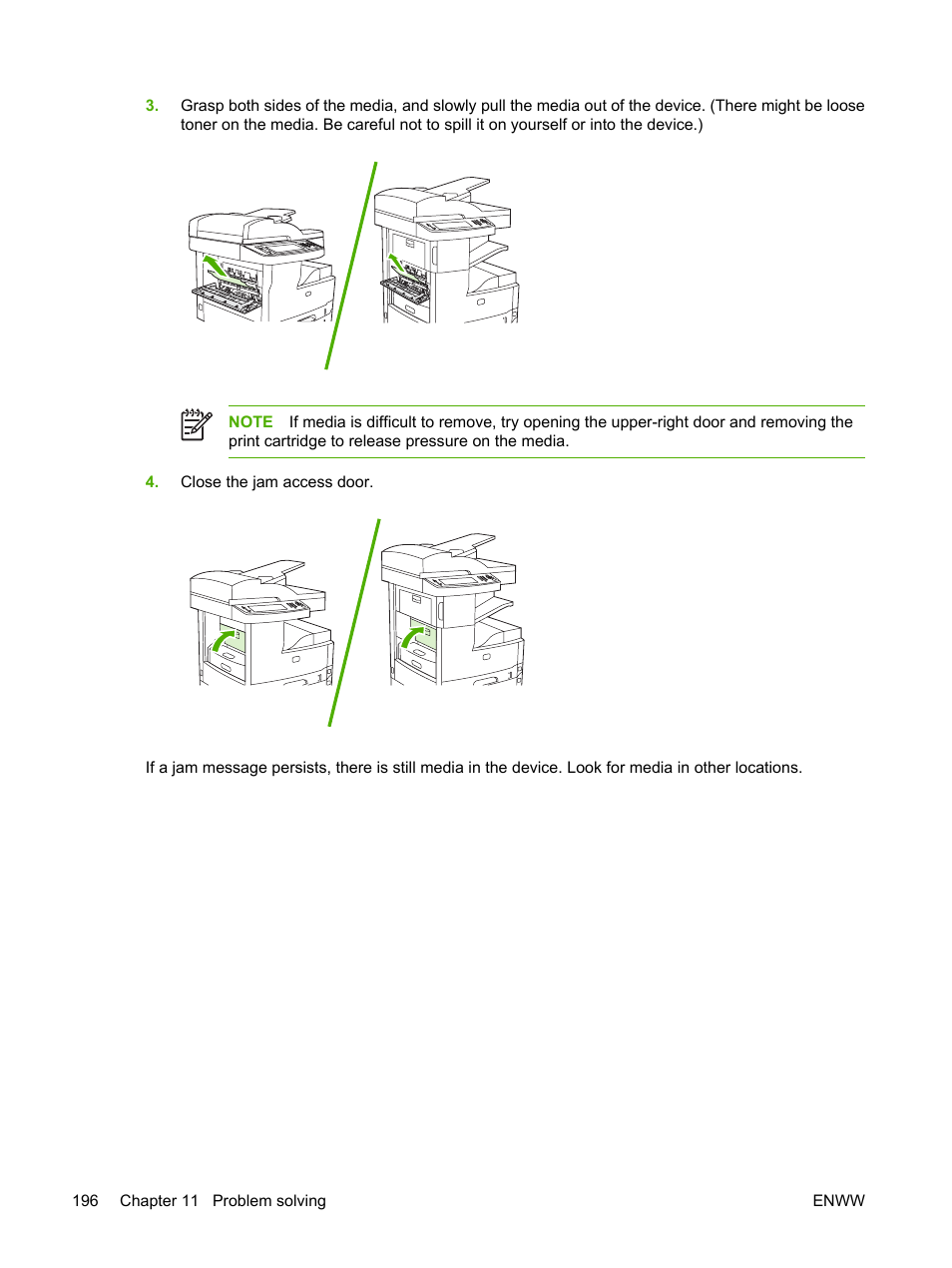 HP LaserJet M5025 Multifunction Printer series User Manual | Page 208 / 300