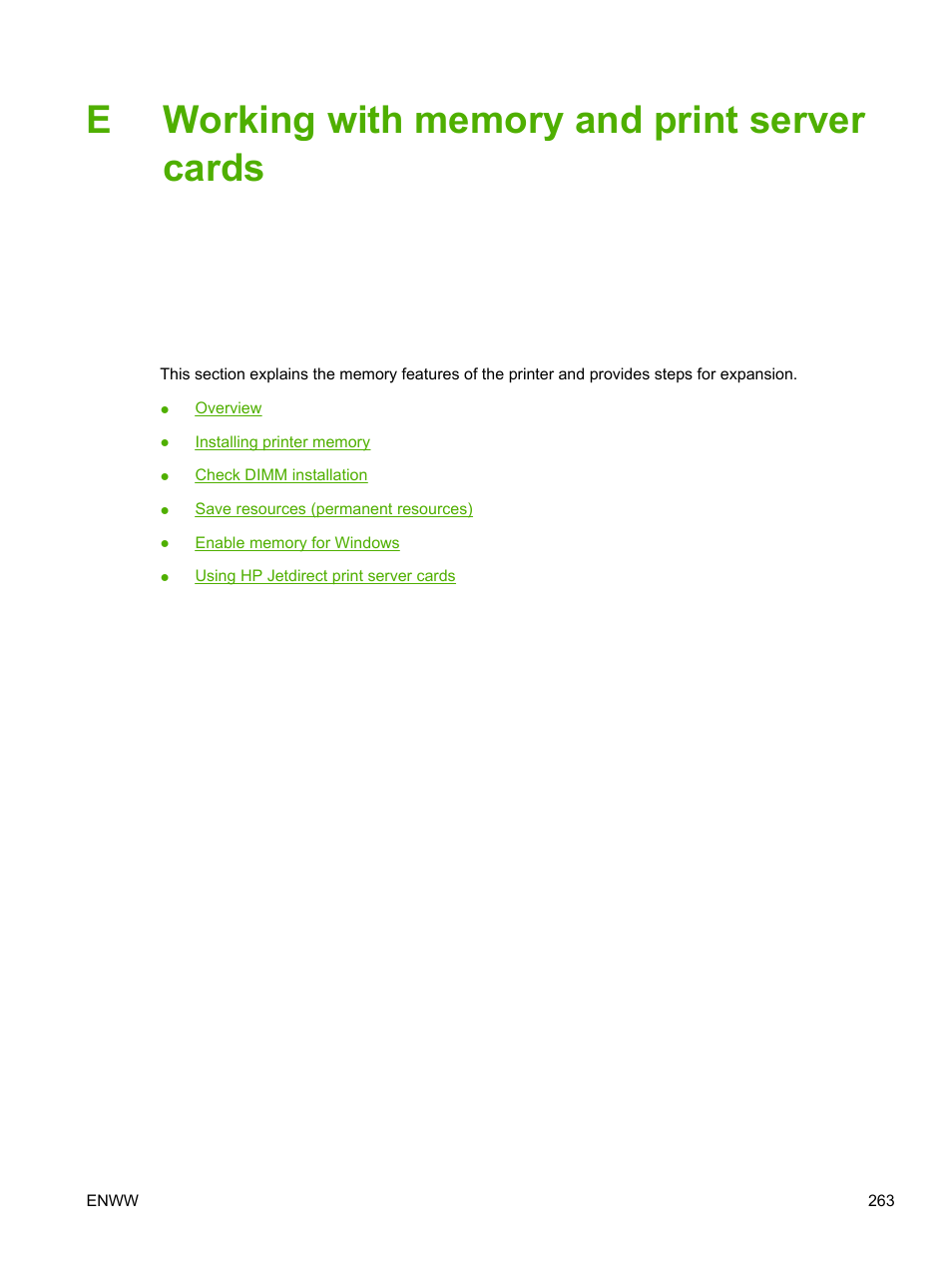 Working with memory and print server cards | HP LaserJet M5025 Multifunction Printer series User Manual | Page 275 / 300