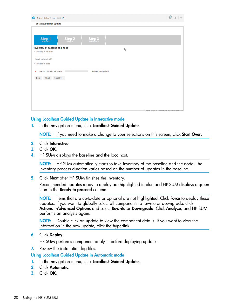 HP Smart Update Manager User Manual | Page 20 / 130