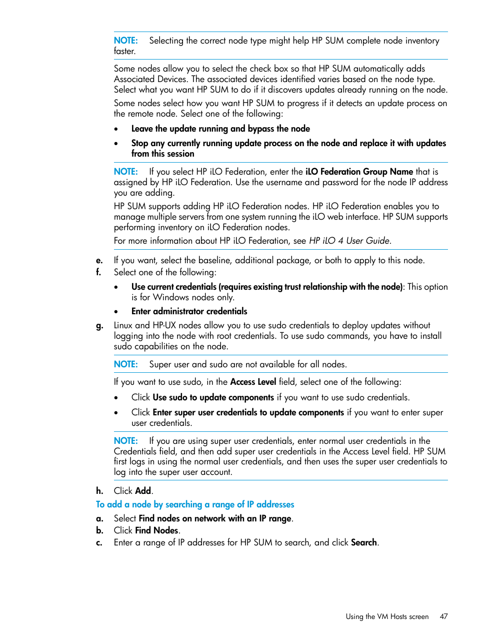 HP Smart Update Manager User Manual | Page 47 / 130