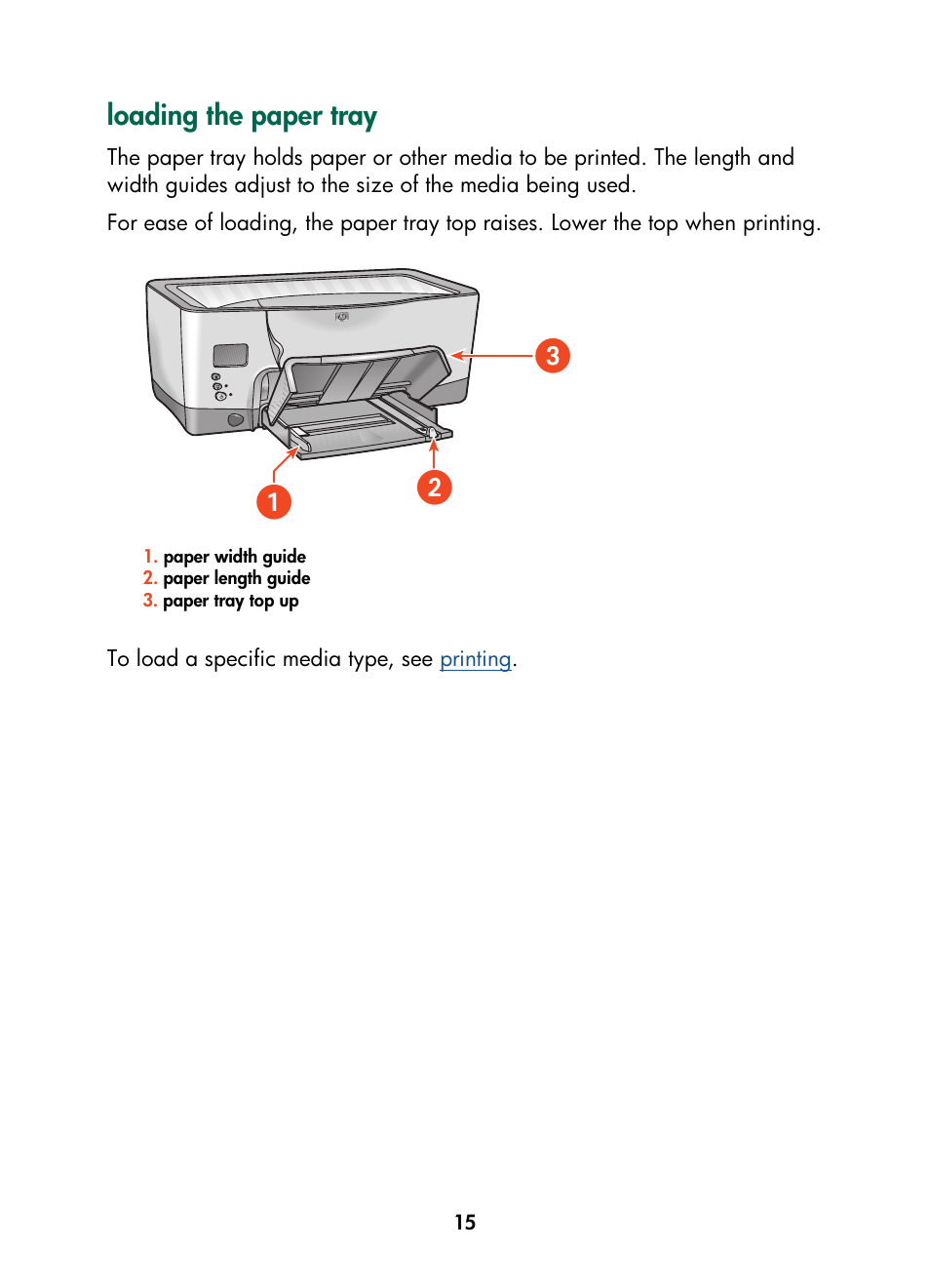 Loading the paper tray, ᕡᕢ ᕣ | HP Color Inkjet cp1160 Printer series User Manual | Page 23 / 216