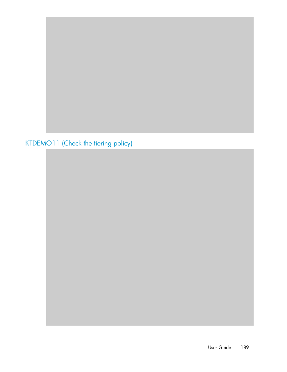 Ktdemo11 (check the tiering policy) | HP XP P9500 Storage User Manual | Page 189 / 240