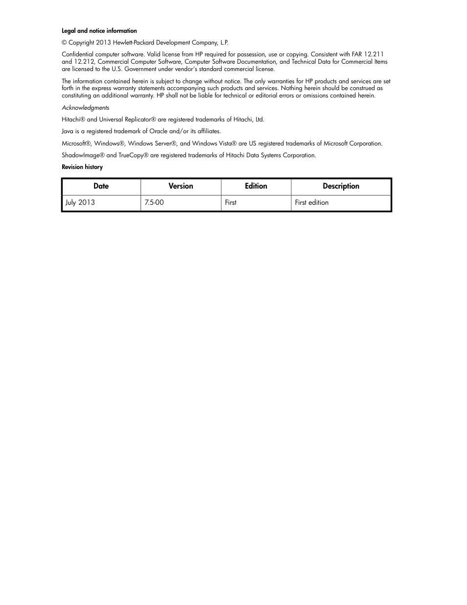 HP XP P9500 Storage User Manual | Page 2 / 240
