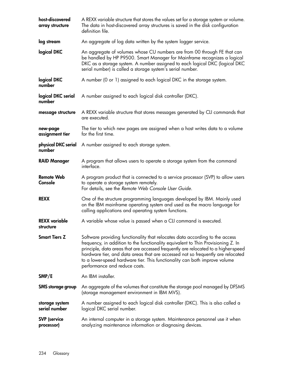 HP XP P9500 Storage User Manual | Page 234 / 240