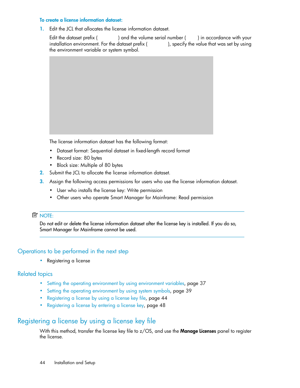 Registering a license by using a license key file | HP XP P9500 Storage User Manual | Page 44 / 240