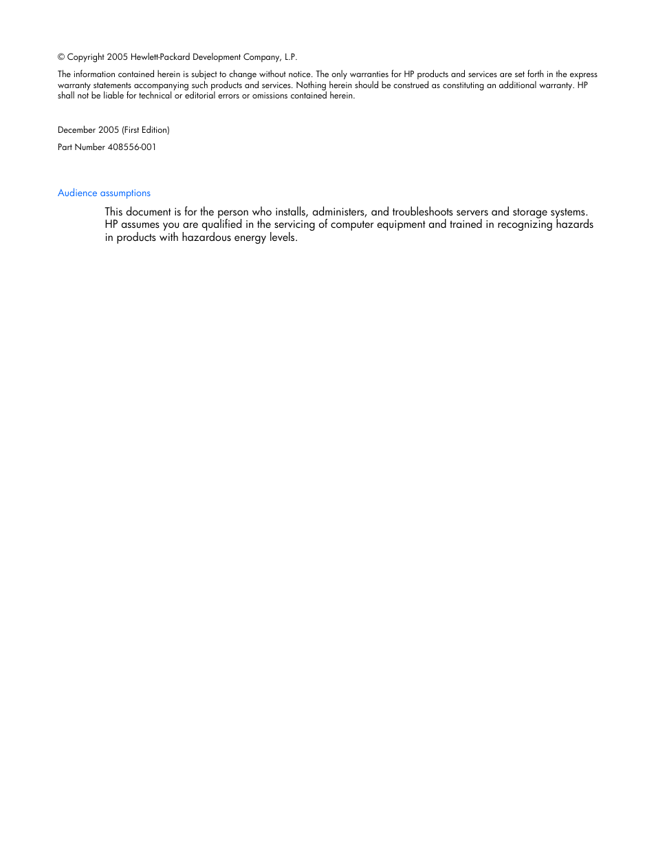 Notice | HP Smart Array E200 Controller User Manual | Page 2 / 38