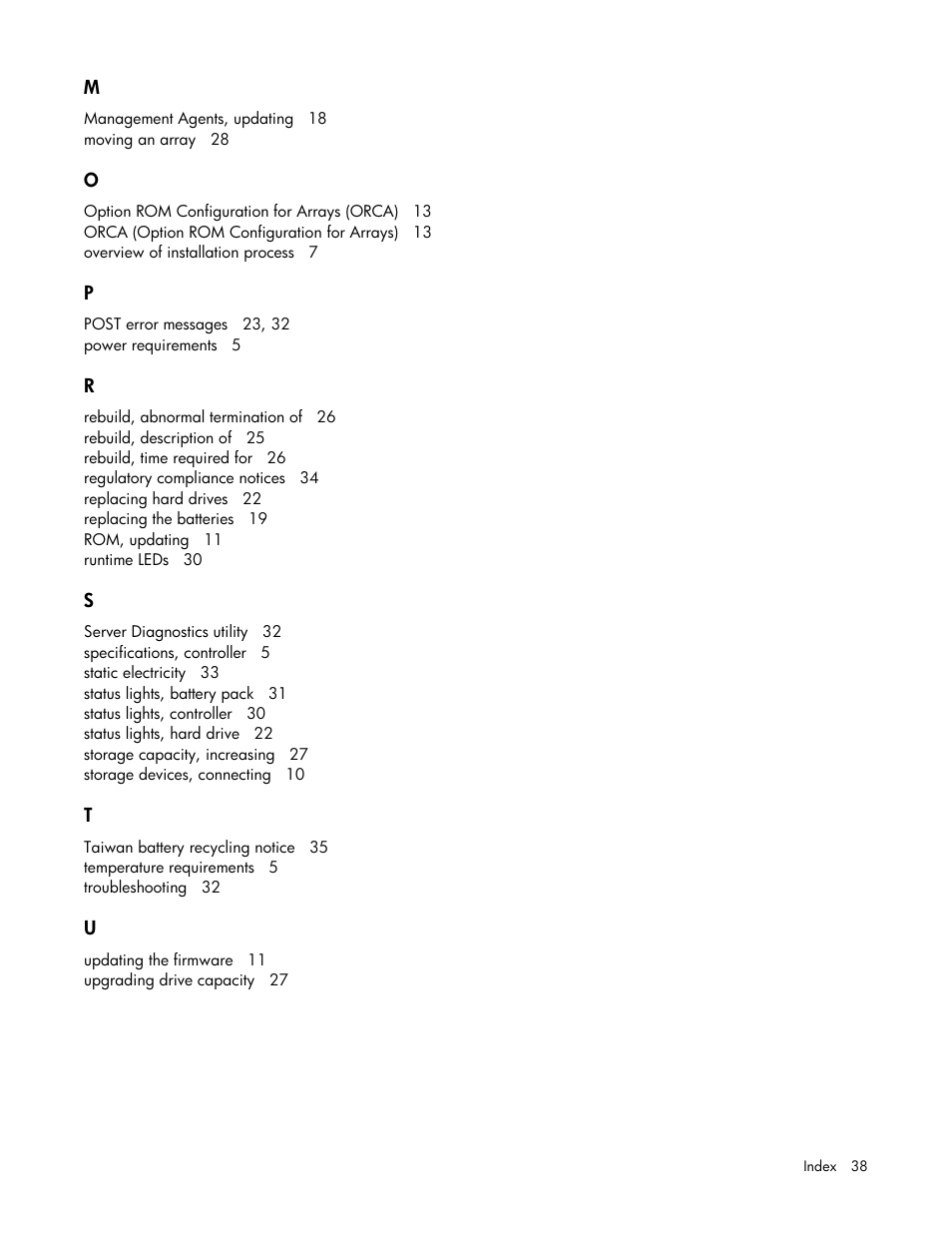 HP Smart Array E200 Controller User Manual | Page 38 / 38