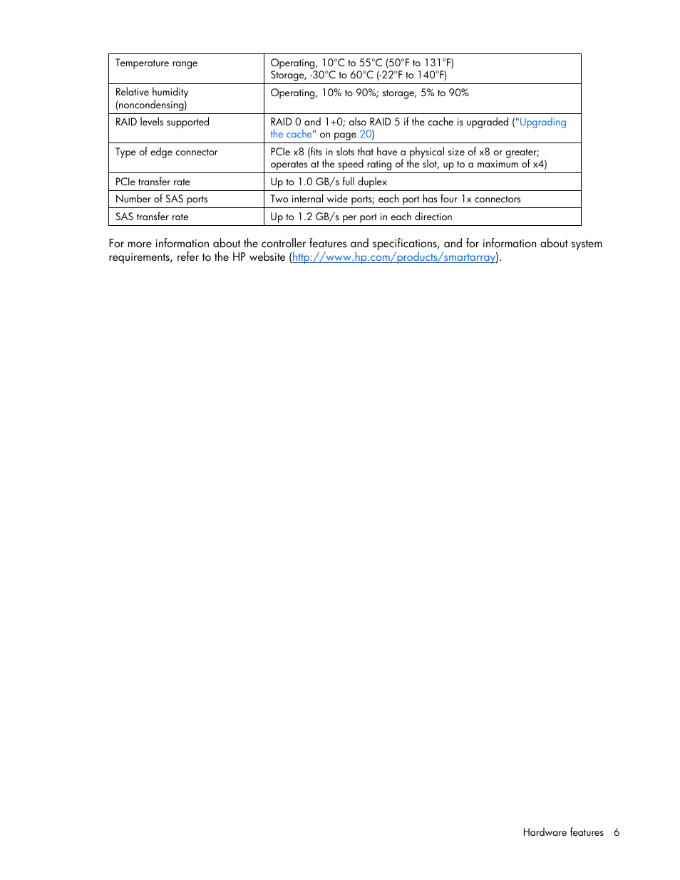 HP Smart Array E200 Controller User Manual | Page 6 / 38