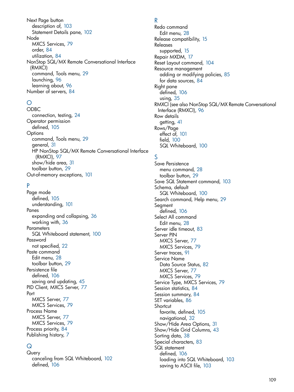 HP Integrity NonStop J-Series User Manual | Page 109 / 110