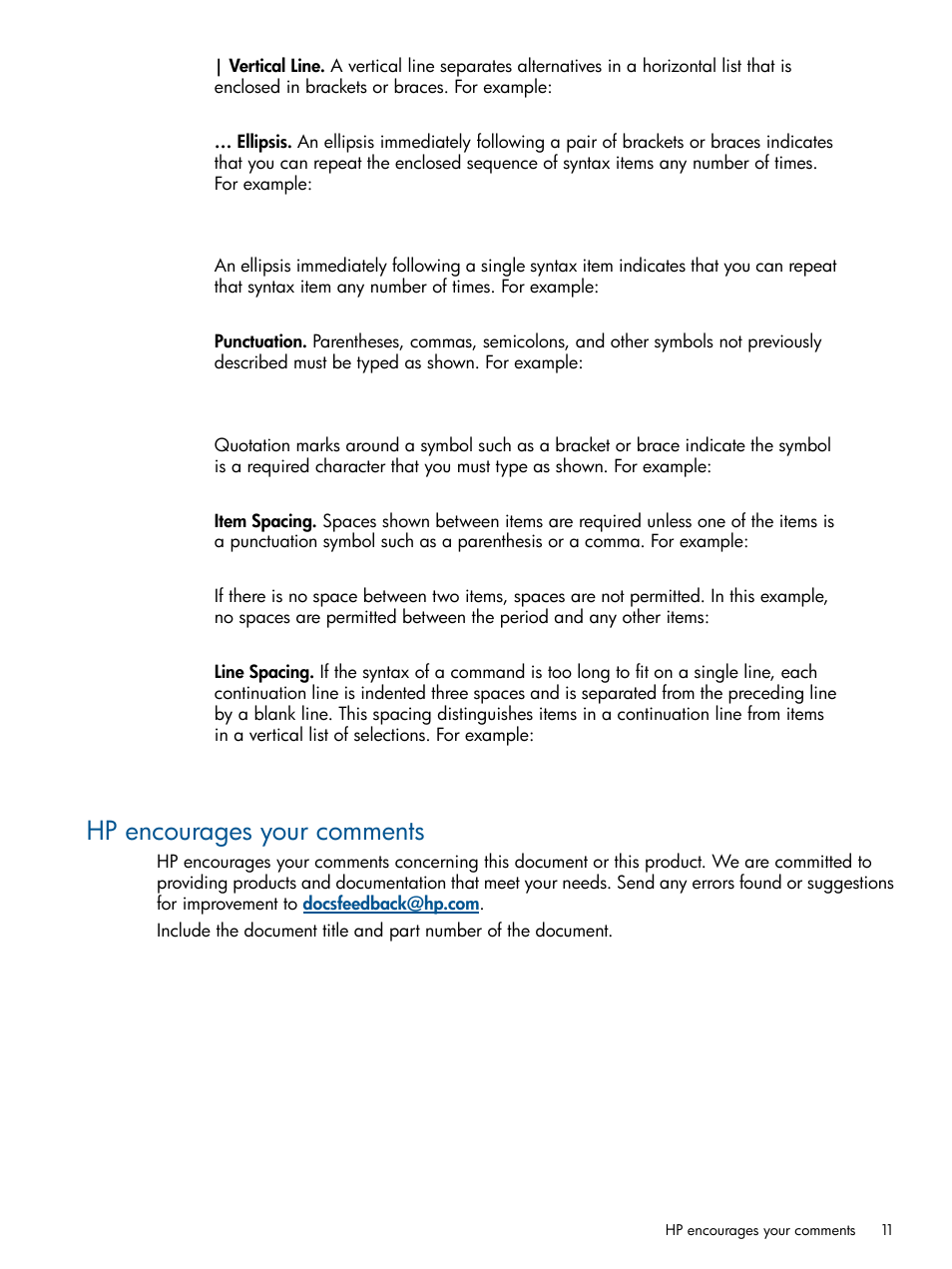Hp encourages your comments | HP Integrity NonStop J-Series User Manual | Page 11 / 110
