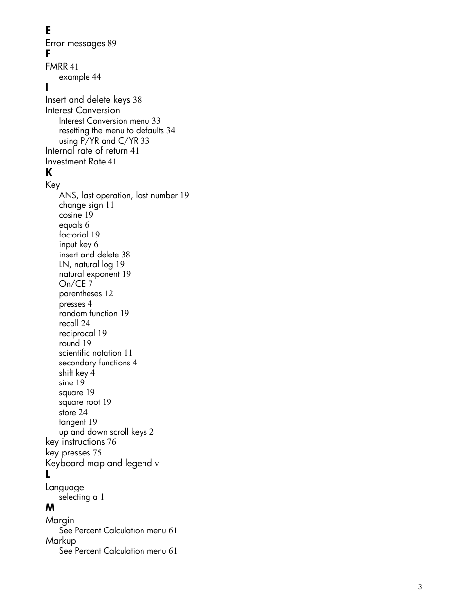 HP 30b Business Professional Calculator User Manual | Page 111 / 114