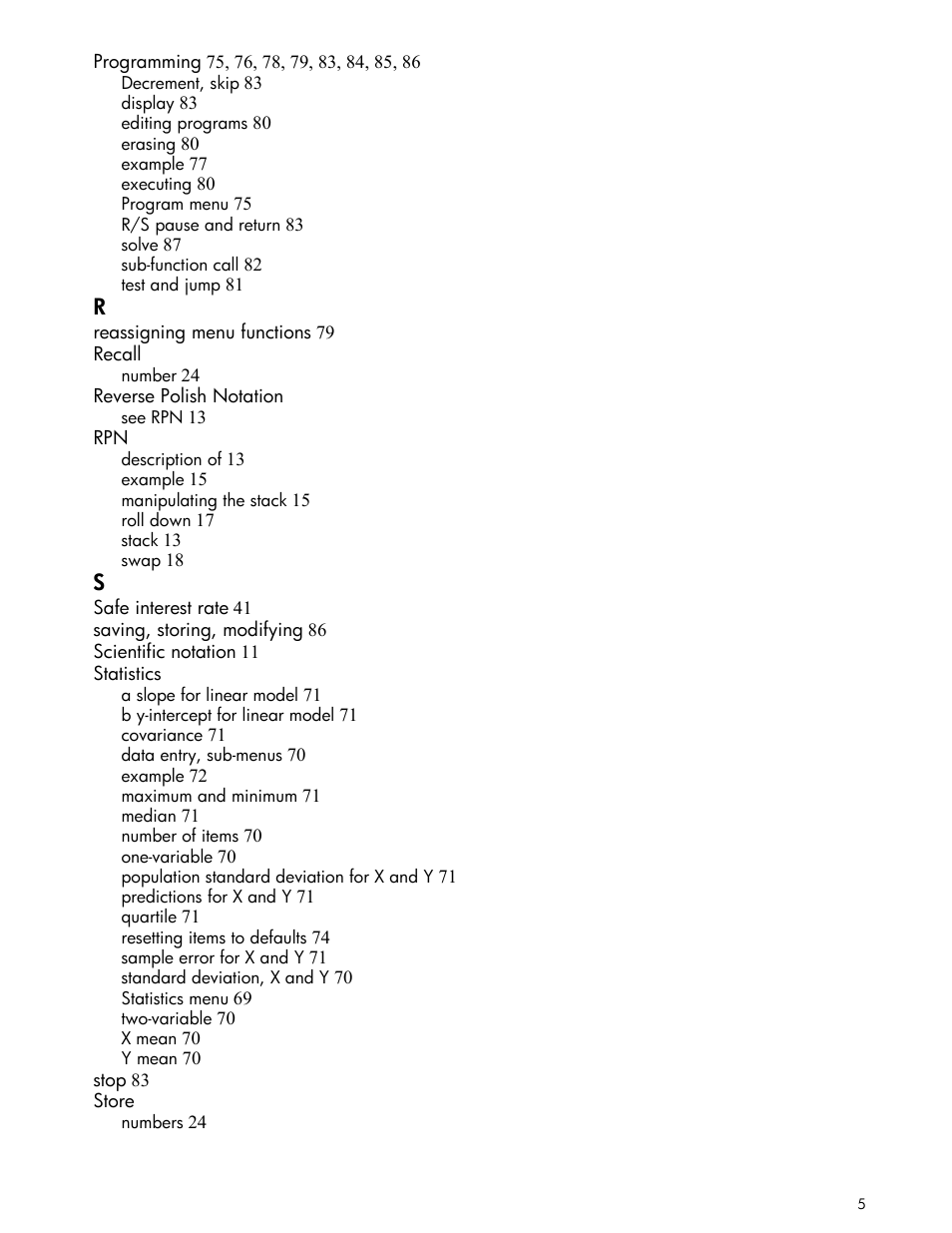 HP 30b Business Professional Calculator User Manual | Page 113 / 114
