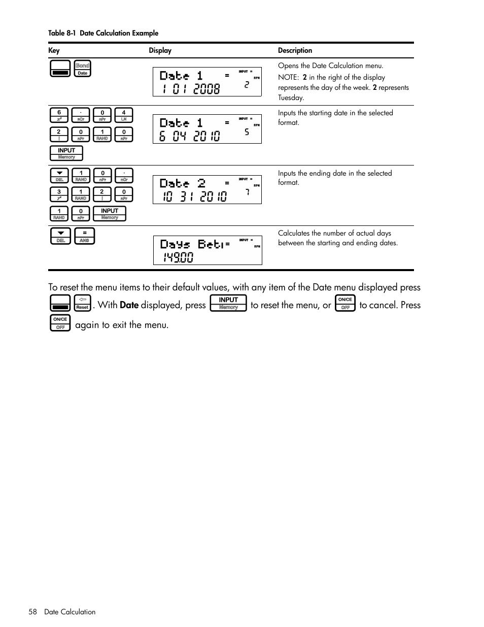 HP 30b Business Professional Calculator User Manual | Page 66 / 114