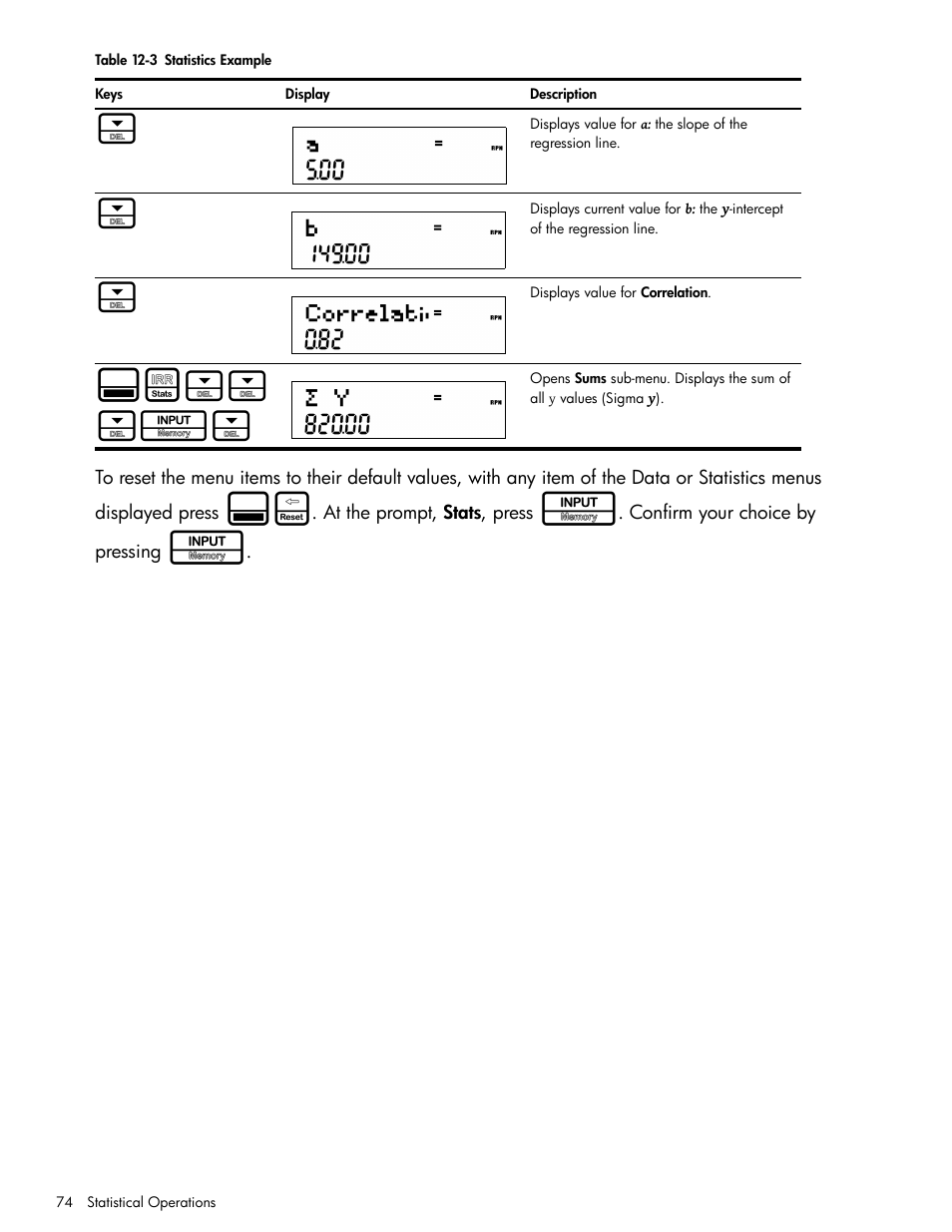 HP 30b Business Professional Calculator User Manual | Page 82 / 114