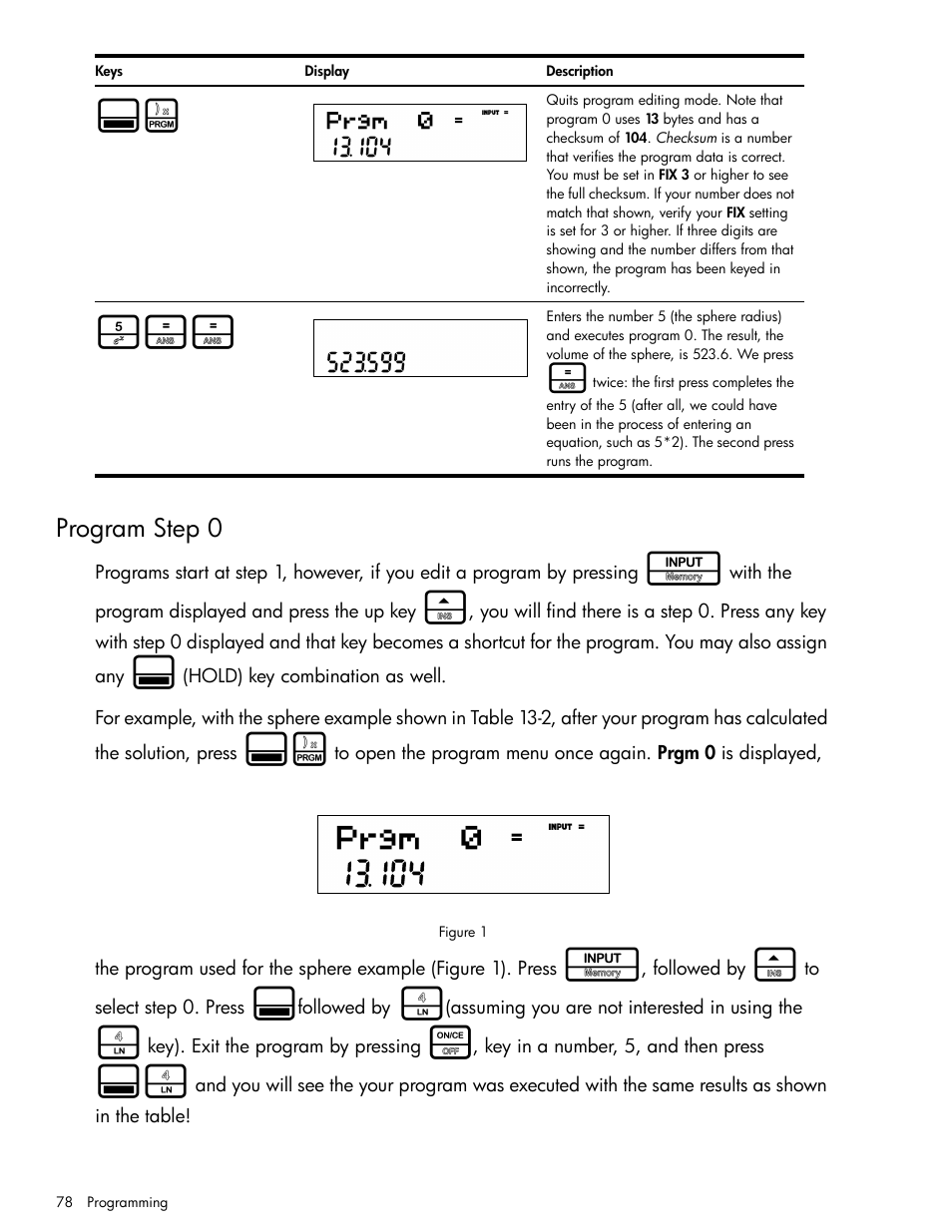 Program step 0 | HP 30b Business Professional Calculator User Manual | Page 86 / 114