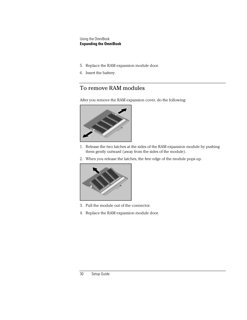 HP OmniBook XE2-DB Notebook PC User Manual | Page 30 / 78