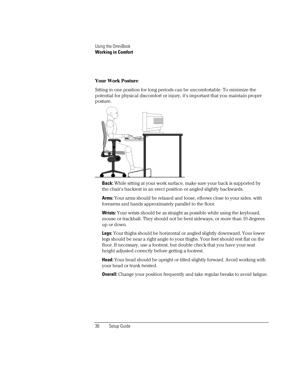 HP OmniBook XE2-DB Notebook PC User Manual | Page 36 / 78