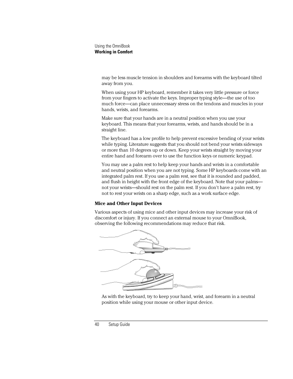 HP OmniBook XE2-DB Notebook PC User Manual | Page 40 / 78