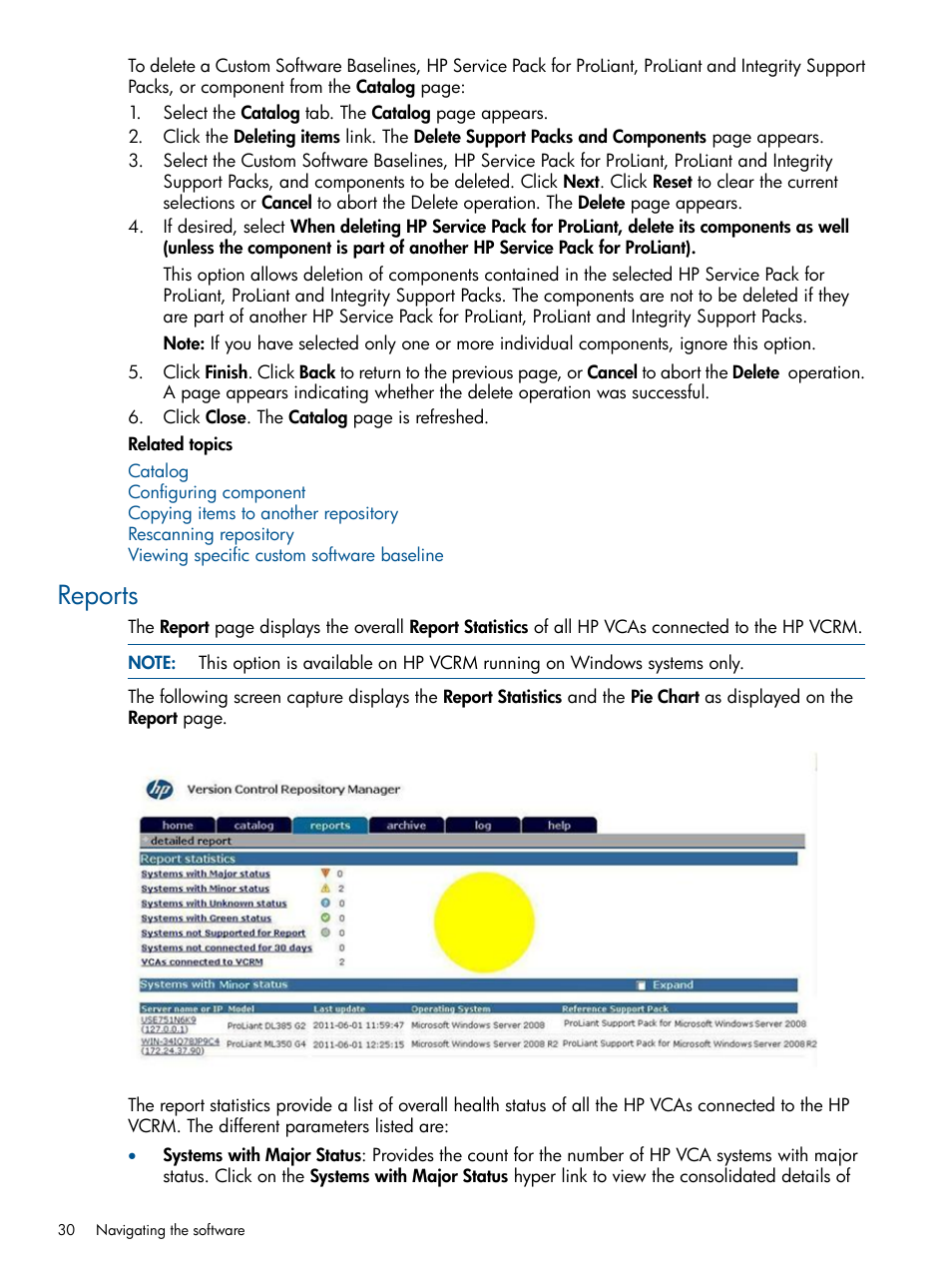 Reports | HP Systems Insight Manager User Manual | Page 30 / 50