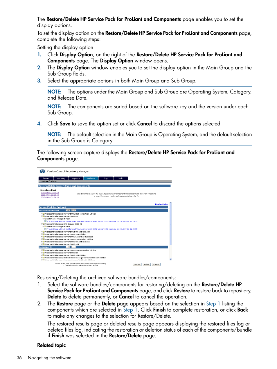 HP Systems Insight Manager User Manual | Page 36 / 50