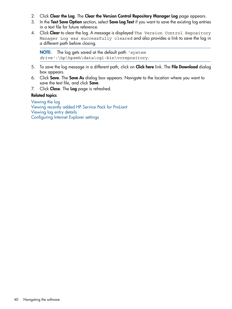 HP Systems Insight Manager User Manual | Page 40 / 50