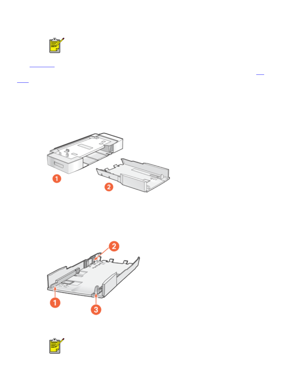 Sheet plain paper tray, Sheet plain paper tray accessory, Sheet plain | Paper tray | HP Deskjet 6122 Color Inkjet Printer User Manual | Page 17 / 134