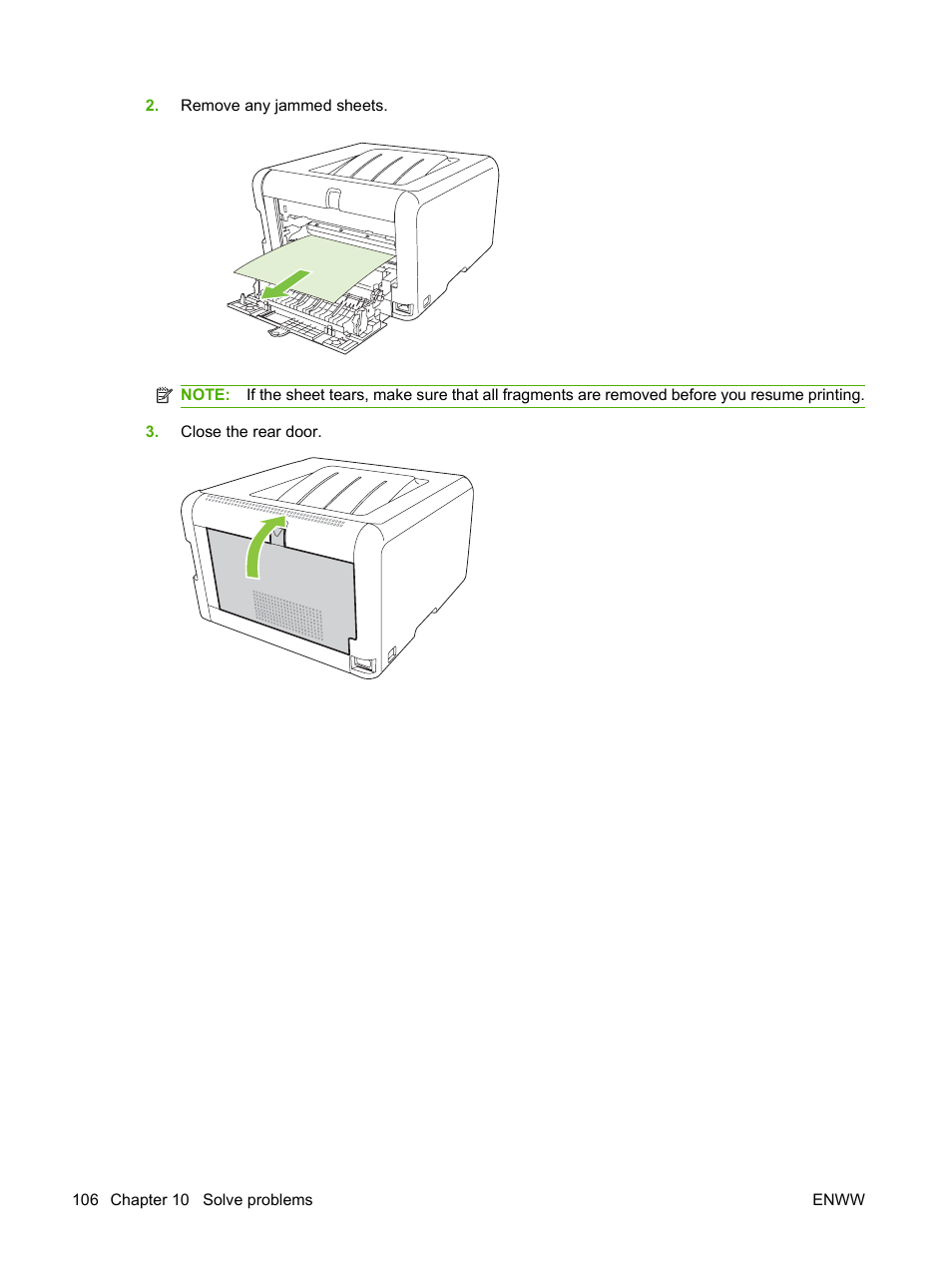 HP Color LaserJet CP1515n Printer User Manual | Page 116 / 168